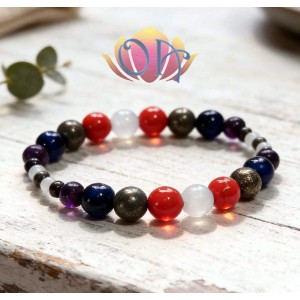 PULSEIRA ANCESTRAL - PROSPERIDADE (C/ PEDRAS PRECIOSAS)